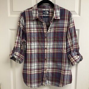The North Face Women’s Button Down Plaid Shirt
